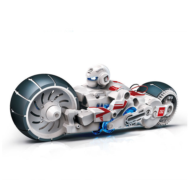 Experimentlåda för barn - Saltvattendriven bränslecellsmotorcykel - byggsats 1