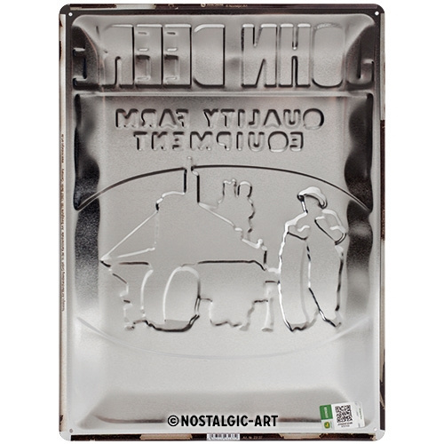 Metallskylt - John Deere Quality Farm 3