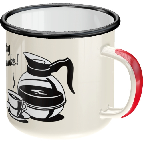 Emaljmugg Strong Coffee 2