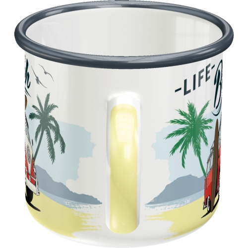 Emaljmugg VW Bulli - Beach 3