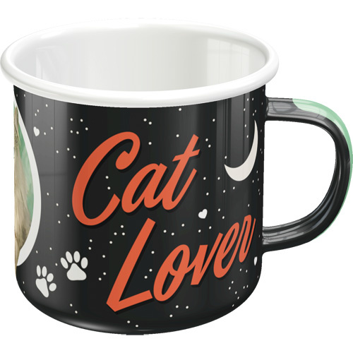 Emaljmugg Katt 3