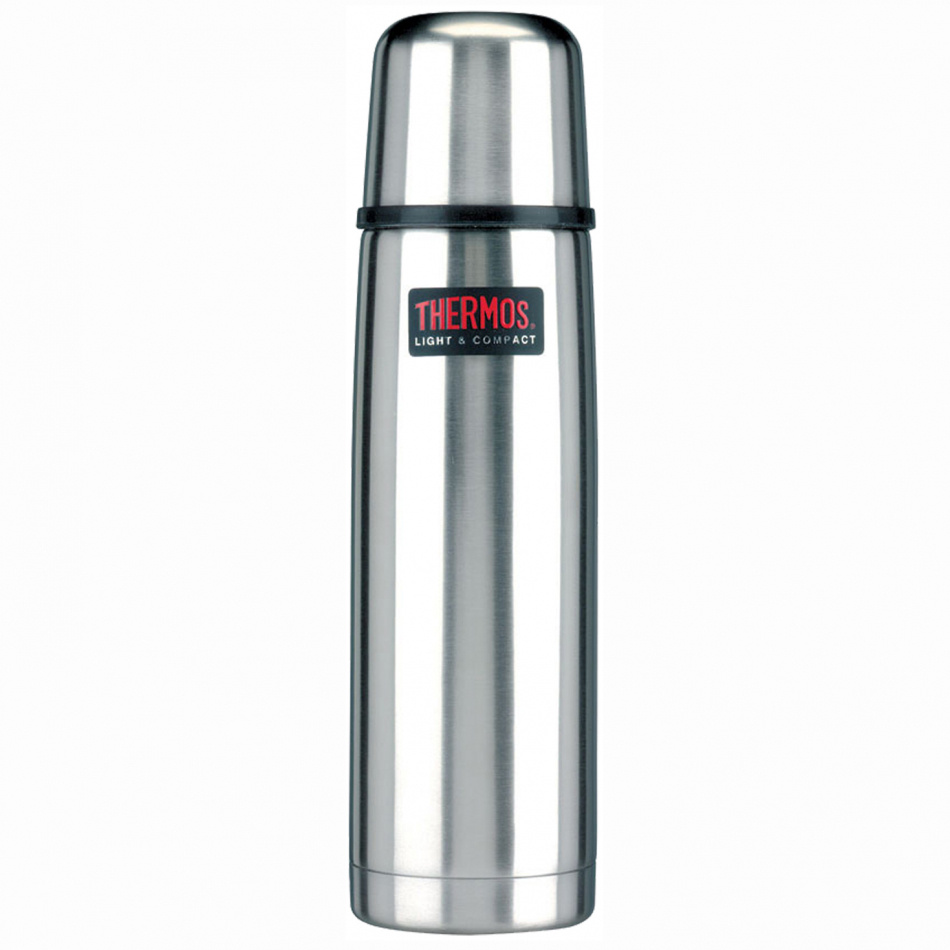 Ståltermos 0,5L borstad