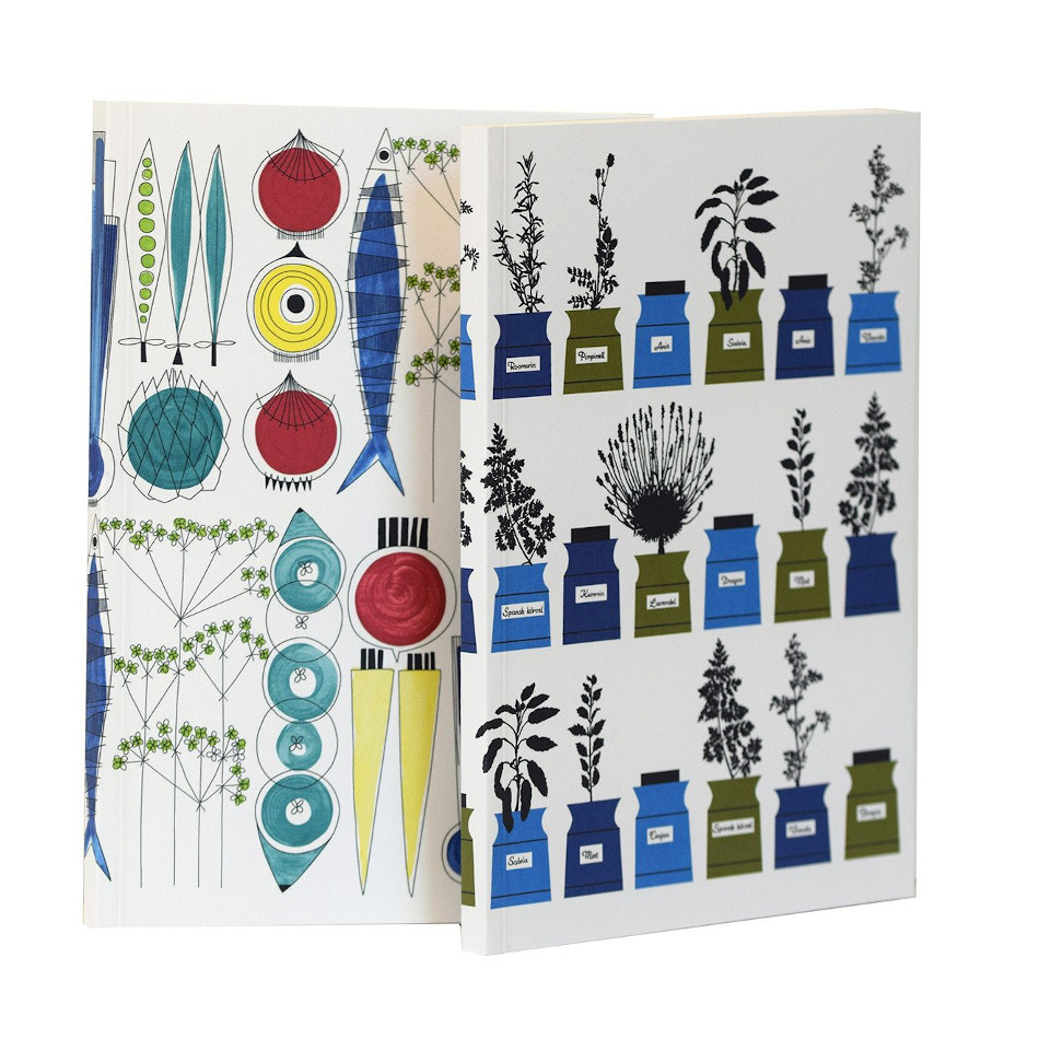 Persons kryddskåp, anteckningsbok, blå 3