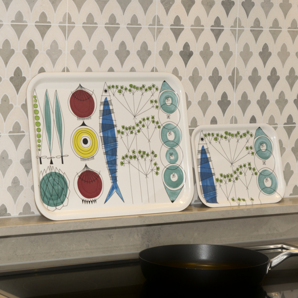 Picknick, bricka, multi, 43x33cm 2