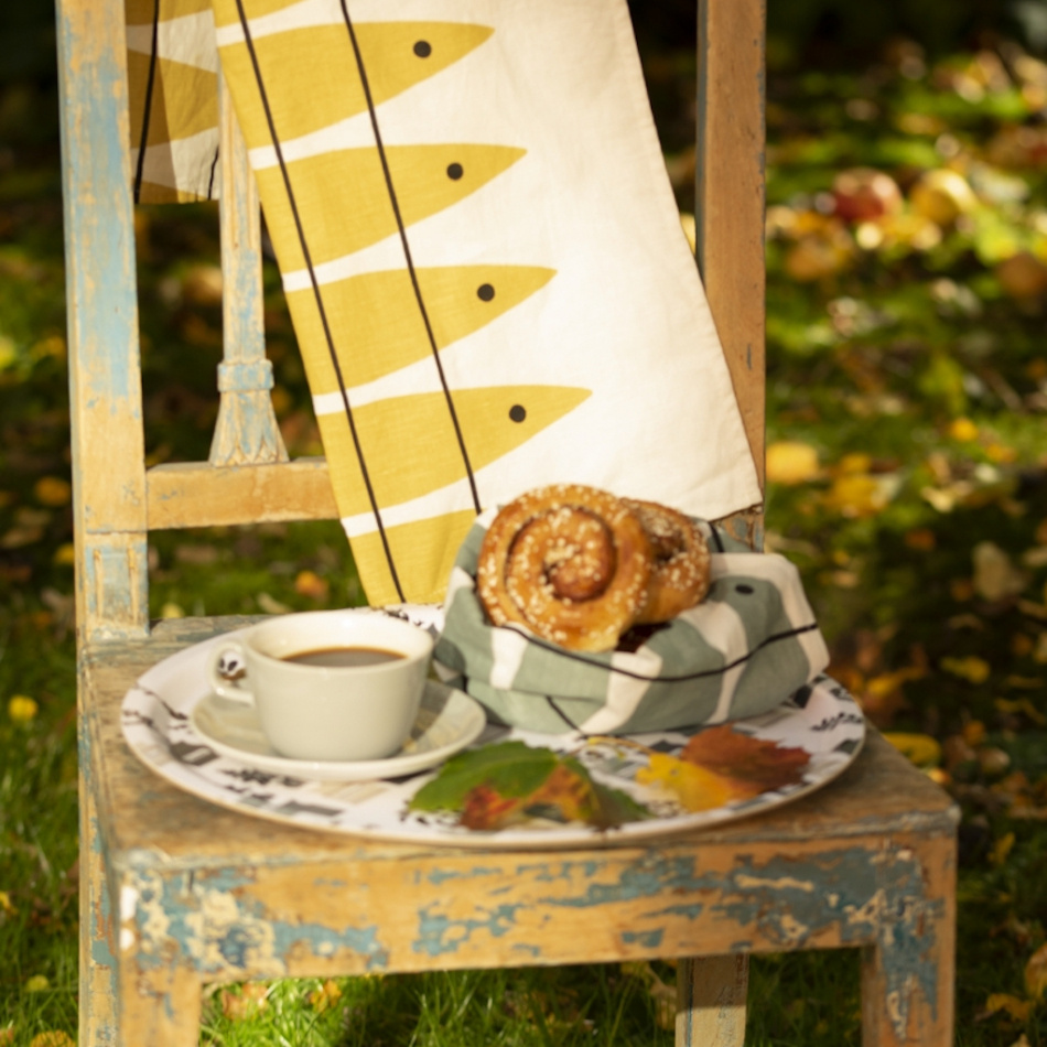 Sill kökshandduk, ockra 2