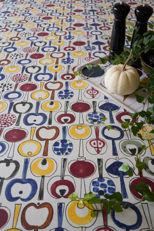 Pomona textilvaxduk i originalfärg