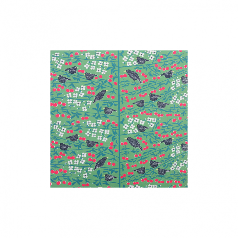 Körsbärsträdgården, pappersservett, grön 2