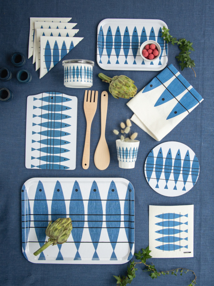 Sill uppläggningsbräda, blå, 30x20cm