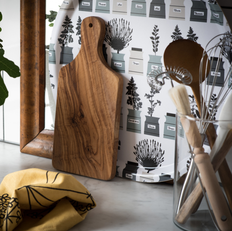 Persons kryddskåp, bricka, gröngrå, 38cm