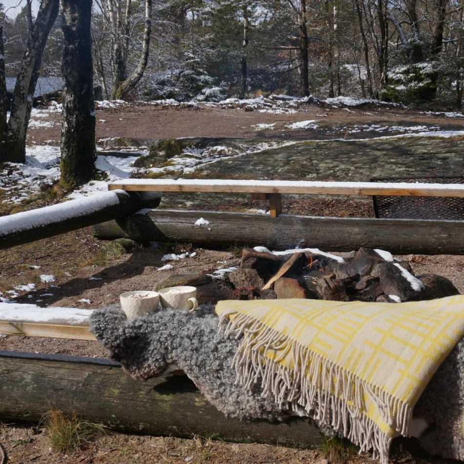 Pickepin pläd, ljus oliv 9