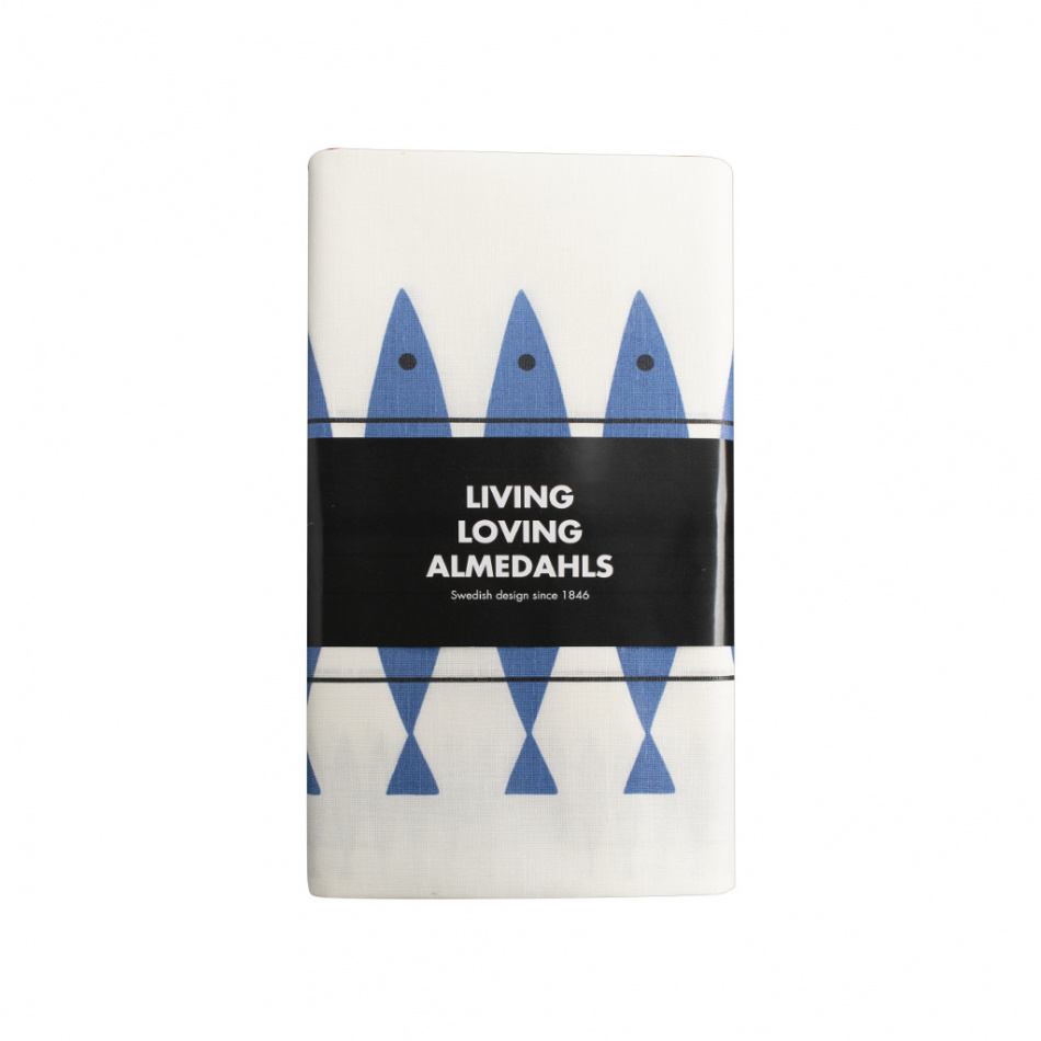 Sill textilvaxduk blå, 145x220 1