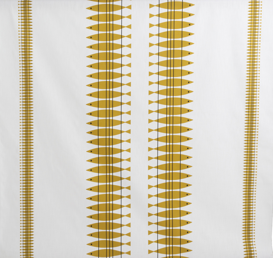 Sill vaxduk ockra, 145x220