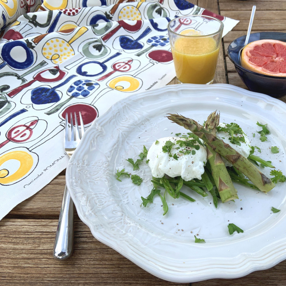 Pomona, vaxduk, 145x220cm, multi