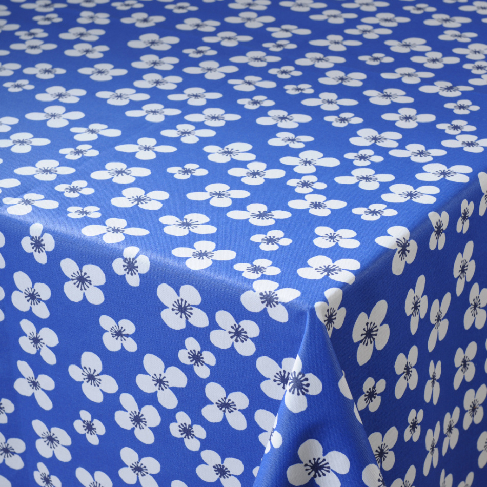 Belle Amie, vaxduk, 145x220cm, blå