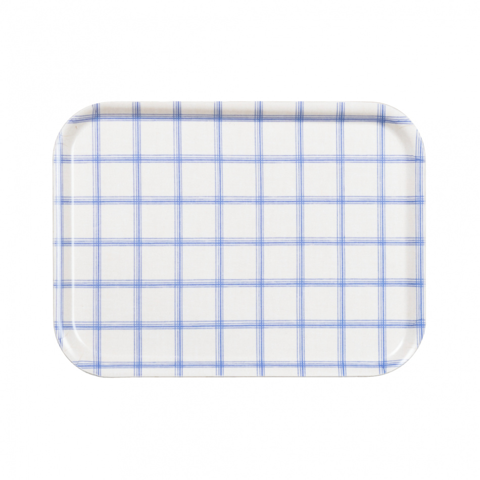 Kristina, bricka, vitblå, 27x20cm 1