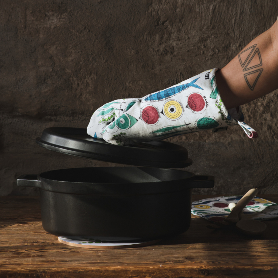 Picknick, grillvante, multi (ny)