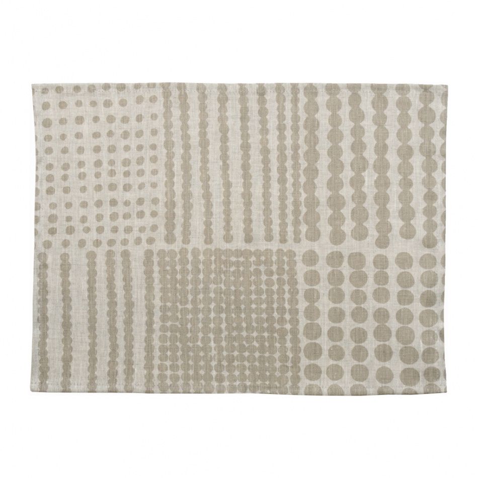 Pricktyg, bordstablett, natur/taupe, 45x34cm 2pack