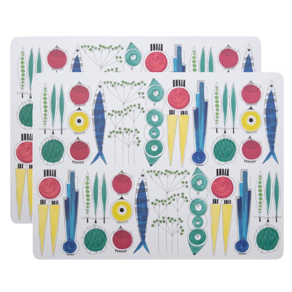 Picknick, bordstablett kork, multi (2-pack)