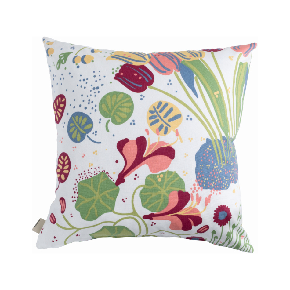 Ailanthus, kuddfodral, ljus multi, 47x47cm