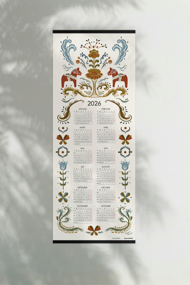 Dalahäst, kalender 2026