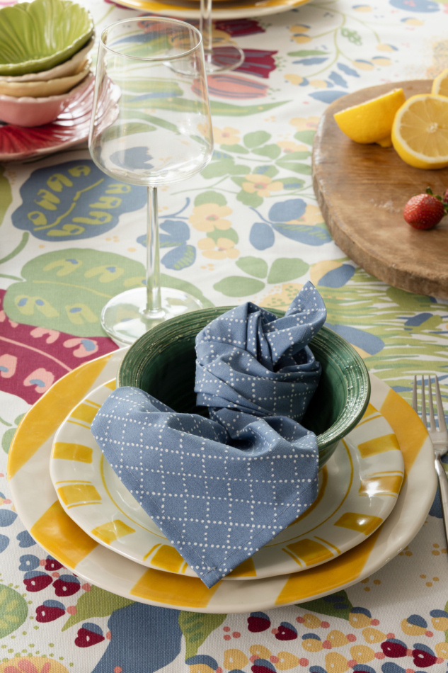 Ailanthus, duk, ljus multi, 145x250cm