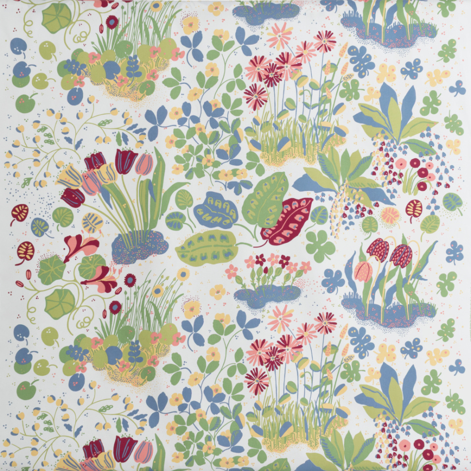 Ailanthus, duk, ljus multi, 145x250cm