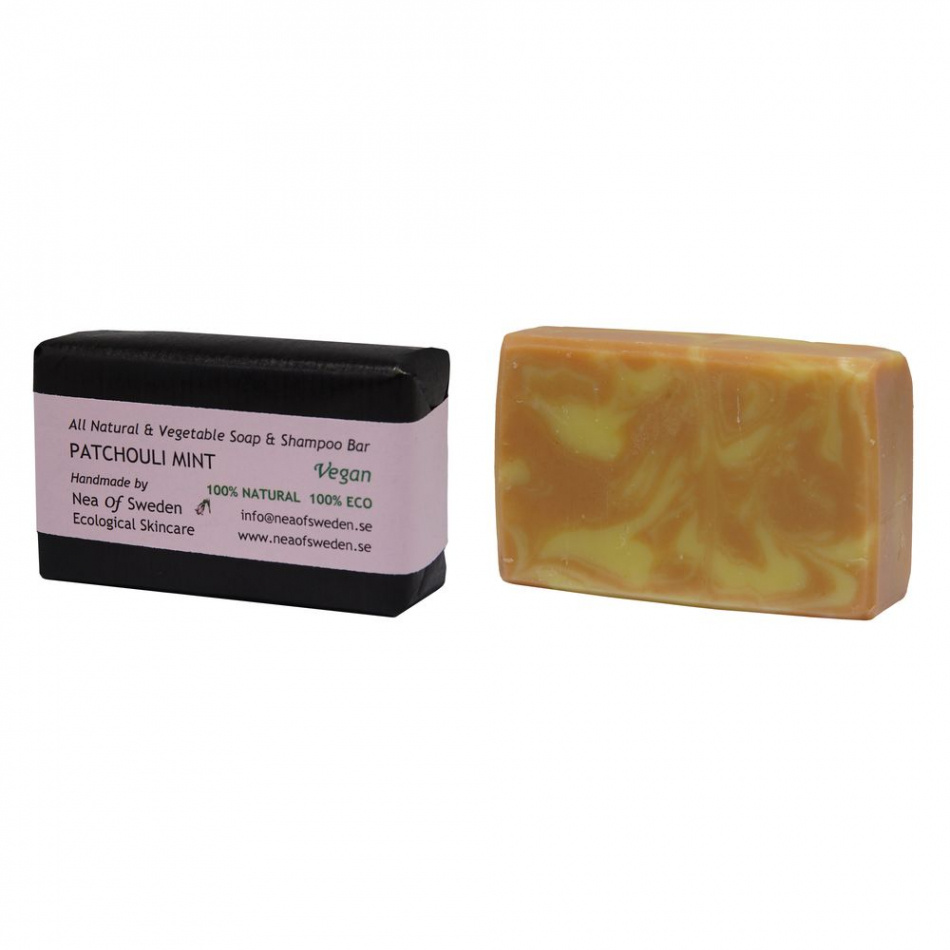 Tvål & Schampoo Kaka - Patchouli Mint 1