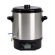 Pastör 27L 2000W Cylinderformad pastöriseringsmaskin i rostfritt stål med digital display samt svart lock, handtag, tappkran och knappar