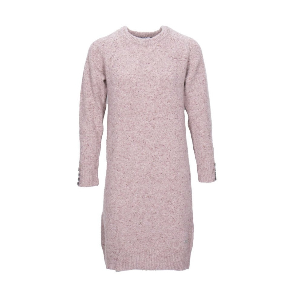 Stickad klänning Tweedlook Rosa