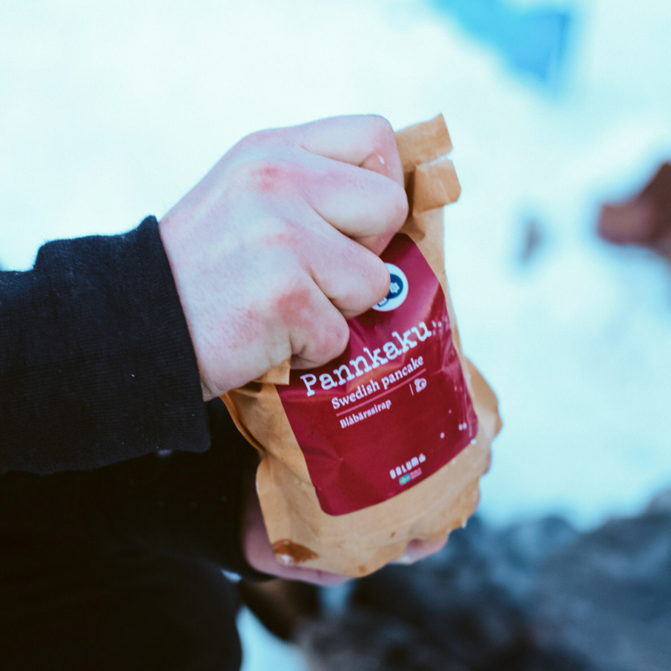 Friluftsmat Pannkaksmix med Saffansirap