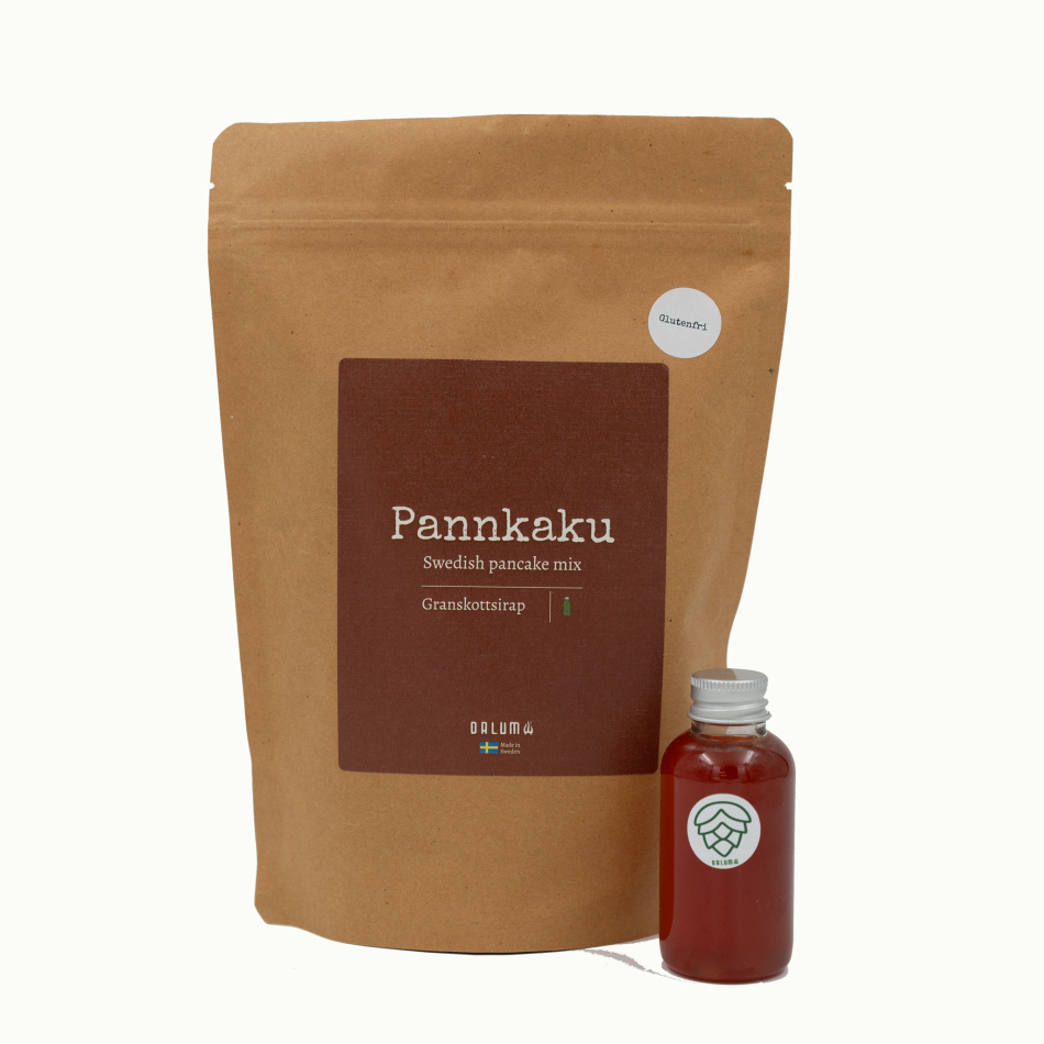 Friluftsmat Pannkaksmix med Granskottsirap