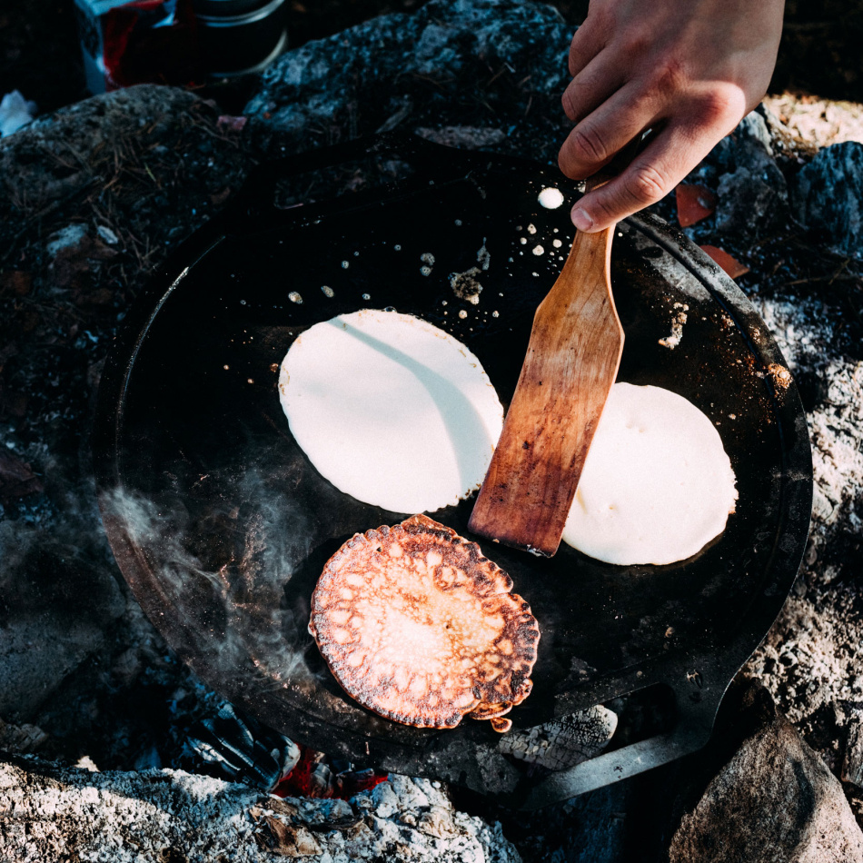 Friluftsmat Pannkaksmix med Granskottsirap