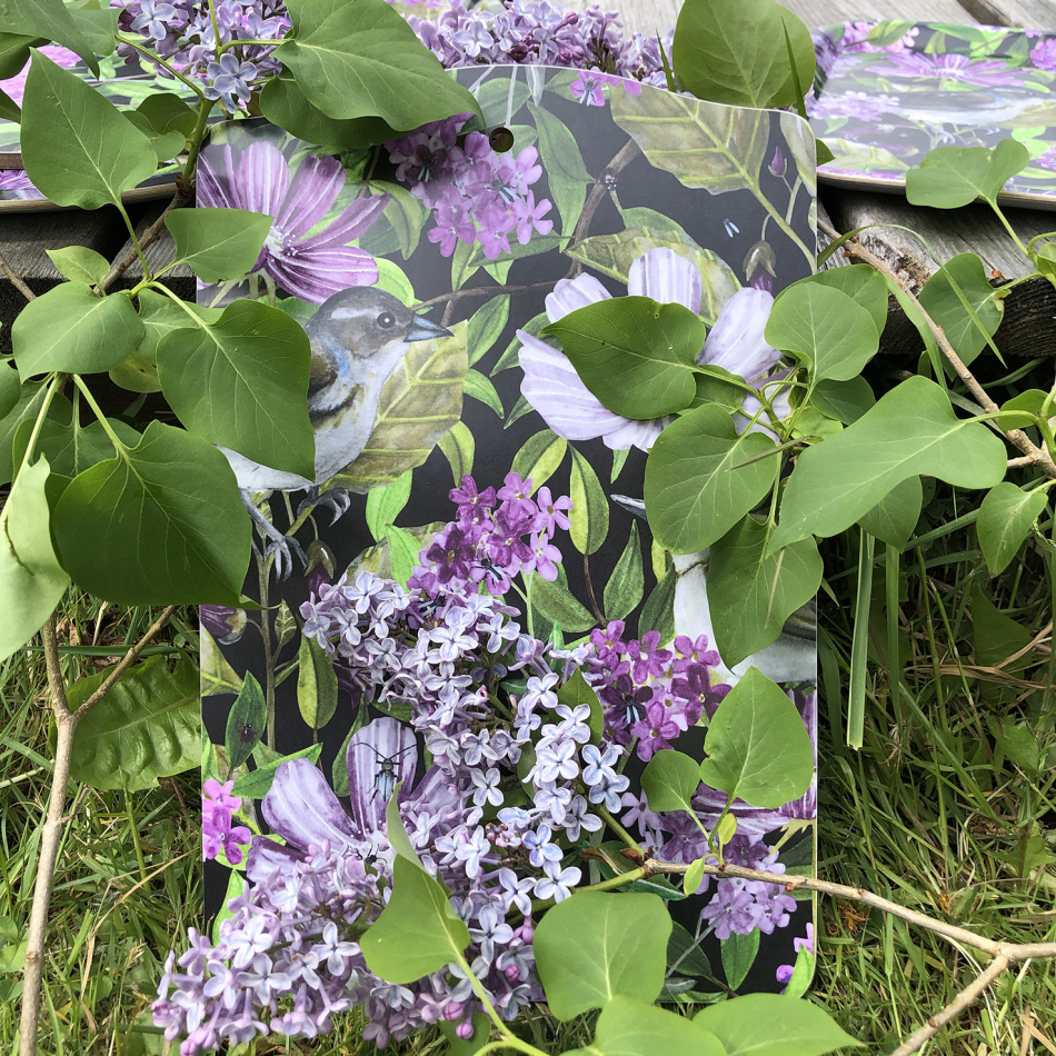 Skärbräda, Syren 195 x 295 mm  2