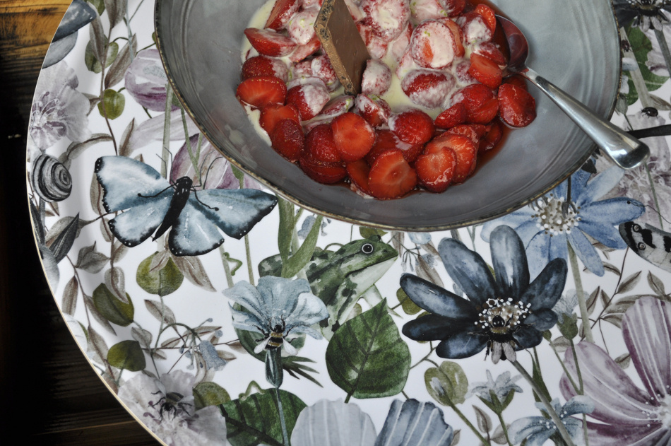 Bricka, Blomsterhage 46 cm Ø 2