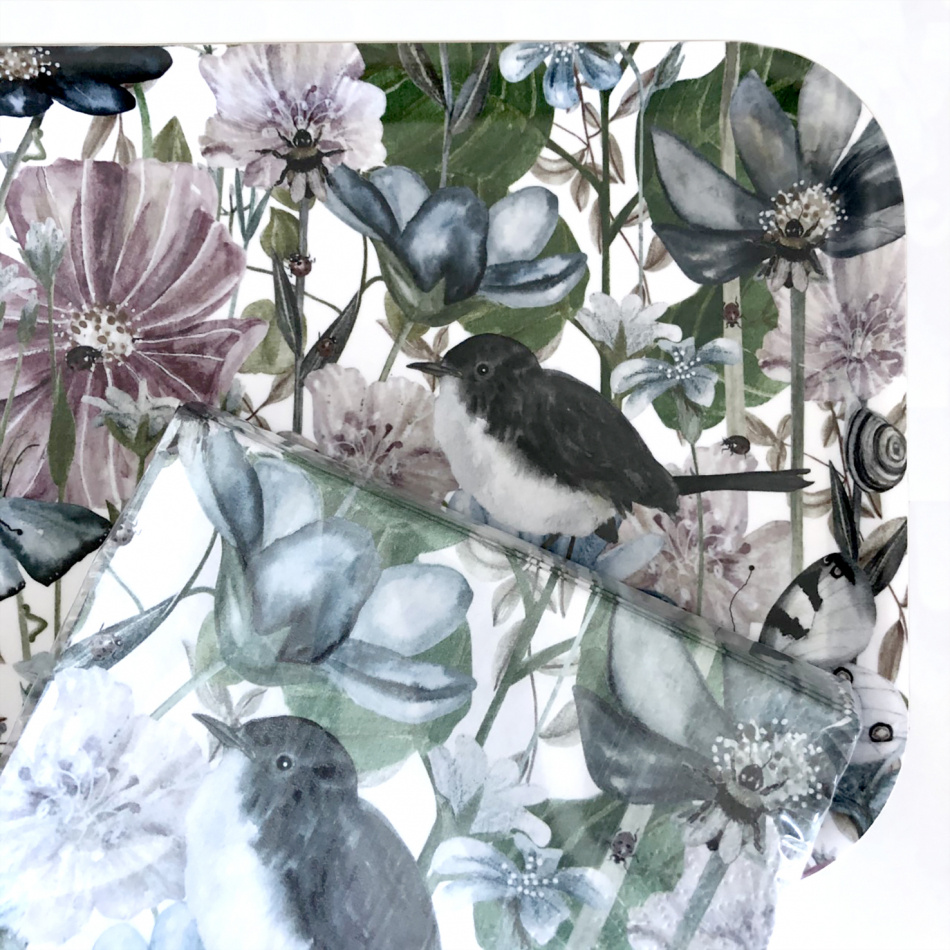 Servetter, Blomsterhage 33x33 cm 2