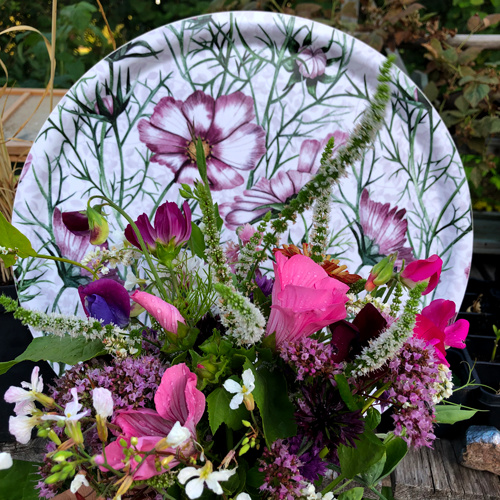 Bricka, Rosenskära 38 cm Ø 2