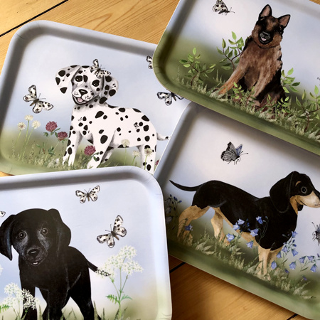 Bricka, Schäfer 20x27 cm