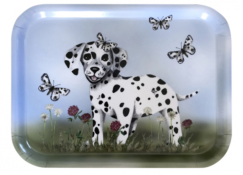 Bricka, Dalmatiner 20x27 cm