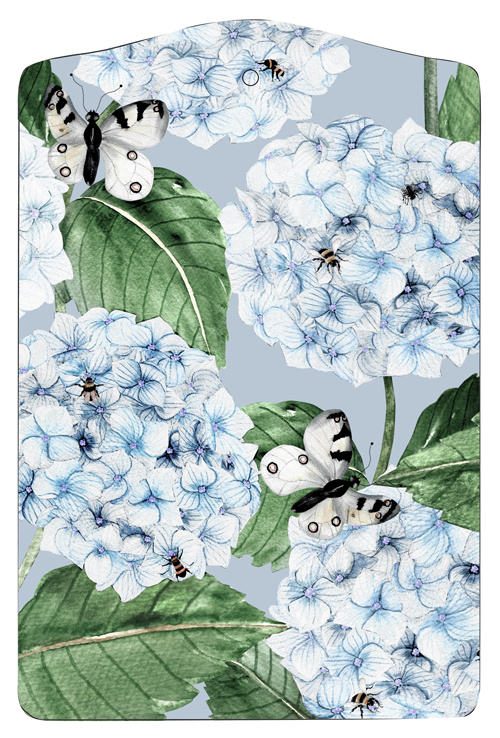 Serveringsbräda, Hortensia Blue