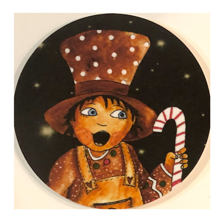 Glasunderlägg, Pepparkakeland