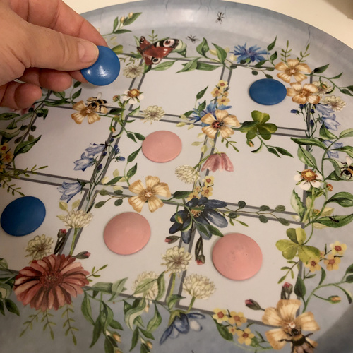 Bricka/Spel, Tre i Rad, 31 cm