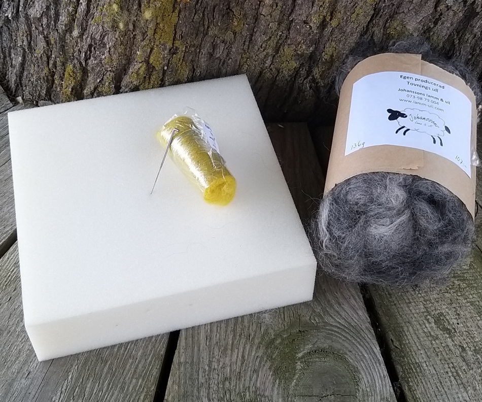 Diy kit grytlapp gul