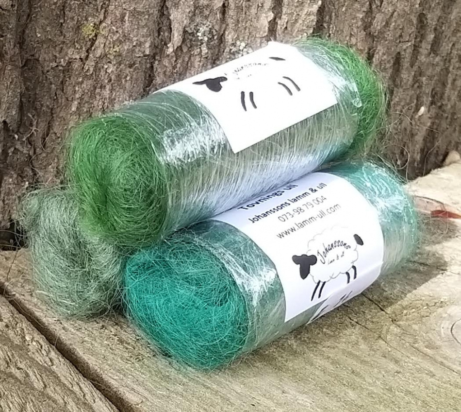 Kardadull i 3 olika nyanser smånystan  3