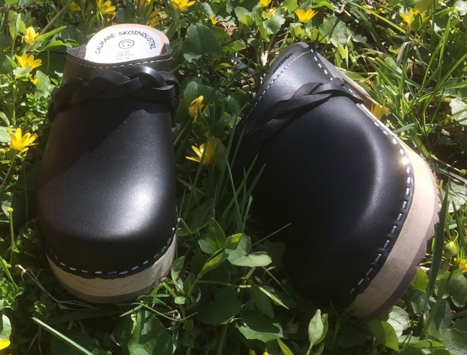 Träskor Christina low svart