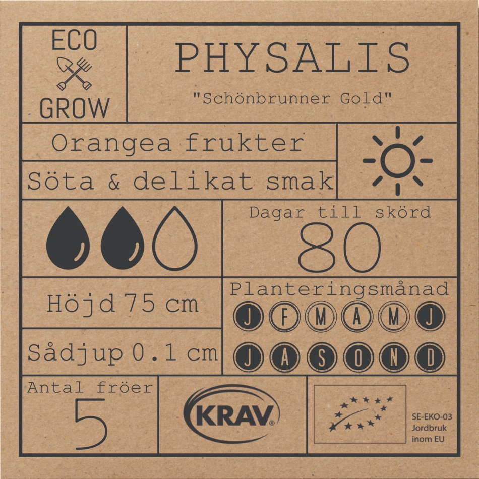 Physalis - Schönbrunner Gold Fröer Online - Övrigt