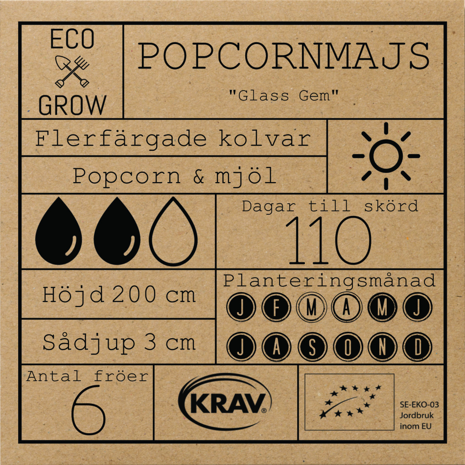 Popcornmajs - Glass Gem