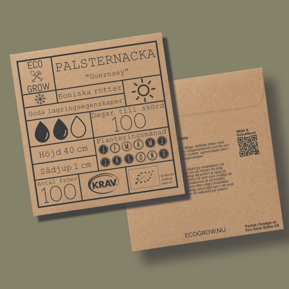 Palsternacka - Guernsey Ekologiska Fröer Online