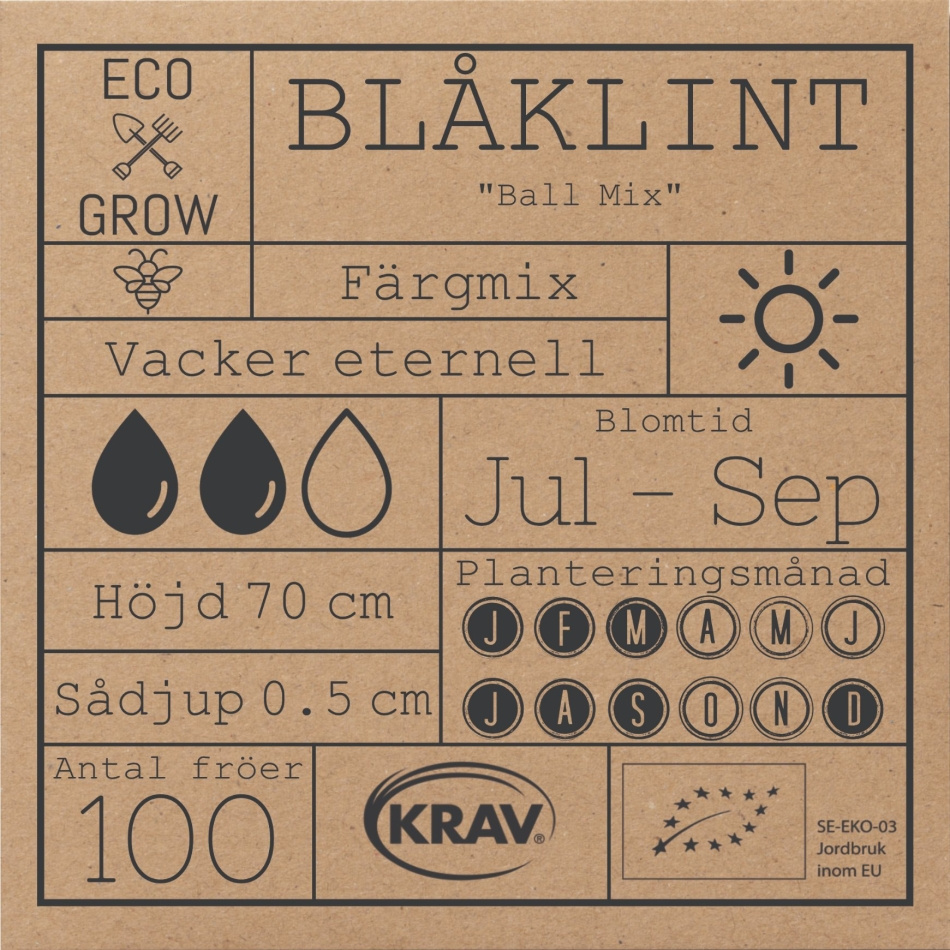 Blåklint - Ball Mix