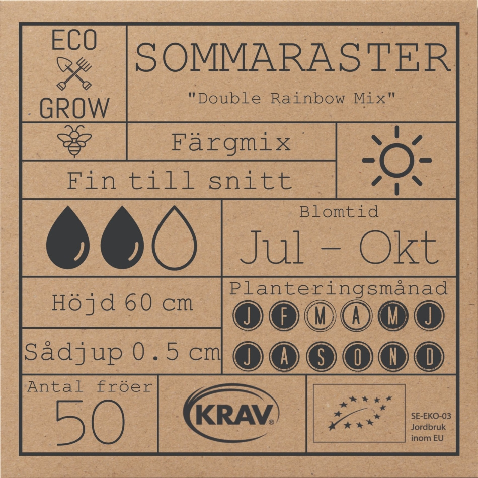 Sommaraster - Double Rainbow Mix