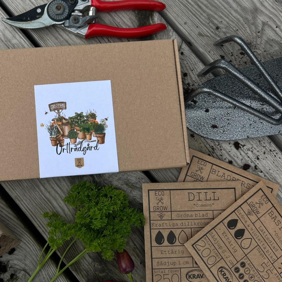 Fröogram - Örtträdgården Ekologiska Fröer Online